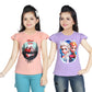 Girl's Cotton Sleeve T-shirt 2 Set (3 Years - 9 Years)