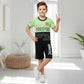 Kids half sleeve t-shirt and pant combo - Design Weapon