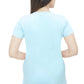 Ayu Elite Fashion Women Regular Fit Blue T-Shirt