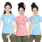 Girl's Cotton Sleeve T-shirt 3 Set (3 Years - 9 Years)