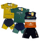 Boy's Cotton Sleeve T-shirt with Shorts 3 Set (3 Years - 9 Years)