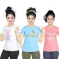 Girl's Cotton Sleeve T-shirt 3 Set (3 Years - 9 Years)