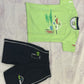 Toddler Boy's Cotton Short Half Sleeve T-Shirt and Short Combo Set (4 - 7 Years)