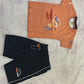 Toddler Boy's Cotton Short Half Sleeve T-Shirt and Short Combo Set (4 - 7 Years)