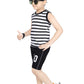 Toddler Boy's Cotton Sleeveless T-Shirt and Short Combo Set (6 Months - 8 Years)