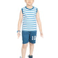 Toddler Boy's Cotton Sleeveless T-Shirt and Short Combo Set (6 Months - 8 Years)