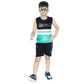 Toddler Boy's Cotton Sleeveless Top Tank and Short Combo Set (6 Months - 7 Years)